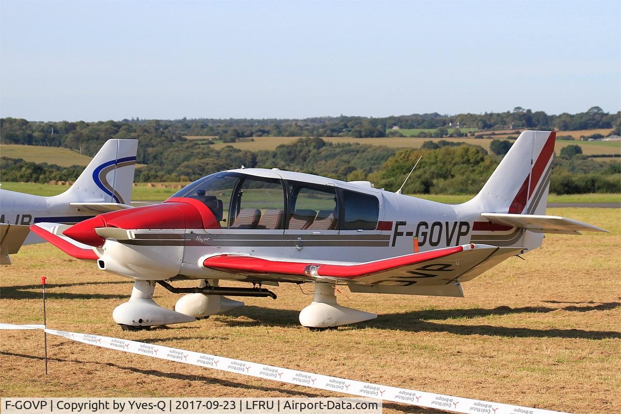 F-GOVP, Robin DR-400-180 Regent Regent C/N 2328, Robin DR-400-180 Regent, Static display, Morlaix-Ploujean airport (LFRU-MXN) air show 2017