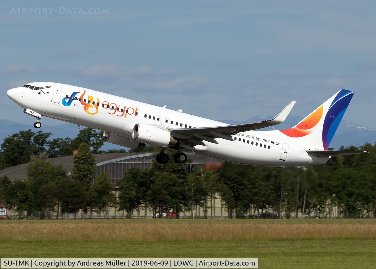 SU-TMK, 2009 Boeing 737-82R C/N 35702, Takeoff to Hurghada.