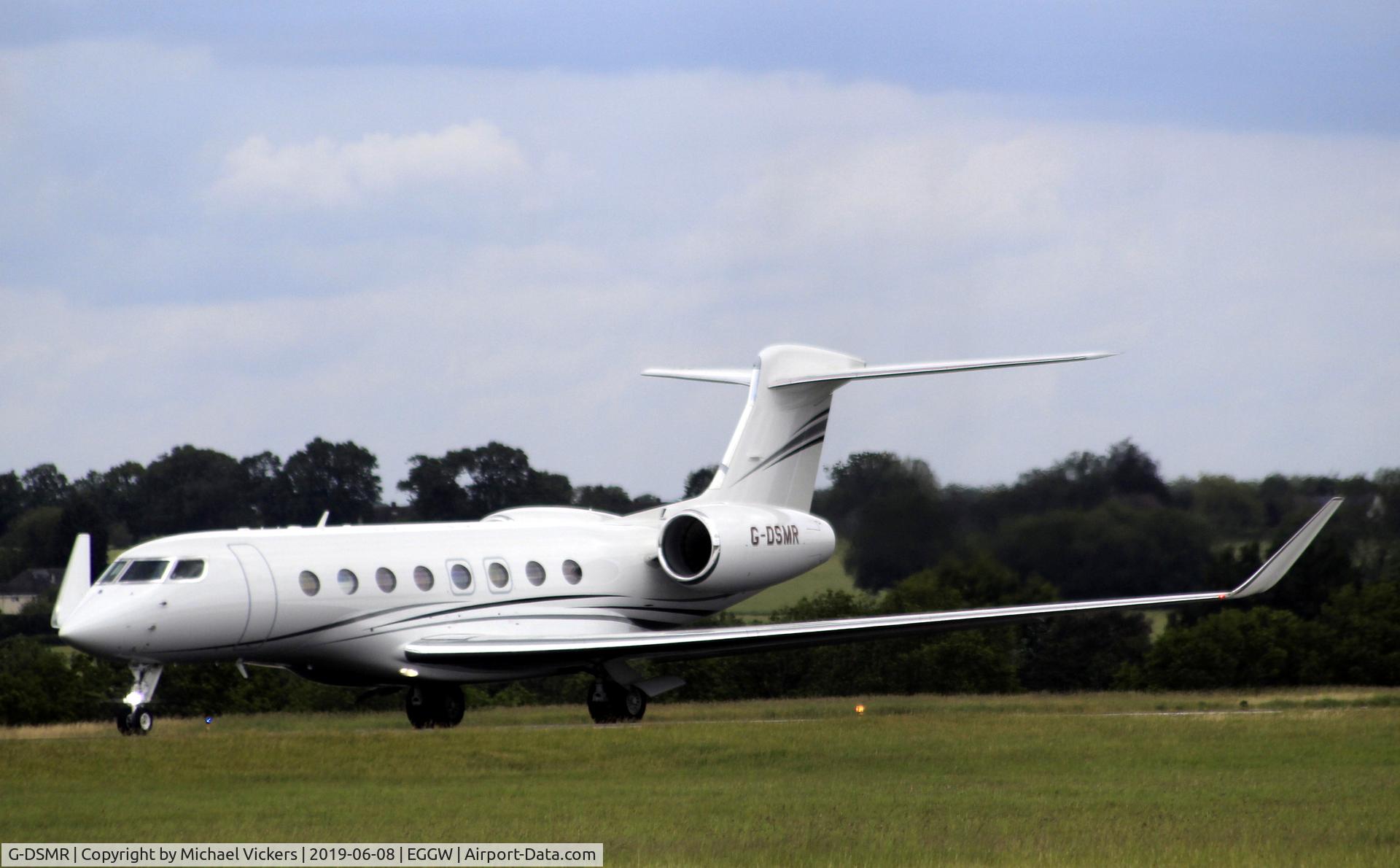 G-DSMR, 2018 Gulfstream G-VI (G650ER) C/N 6329, Departing of runway 26