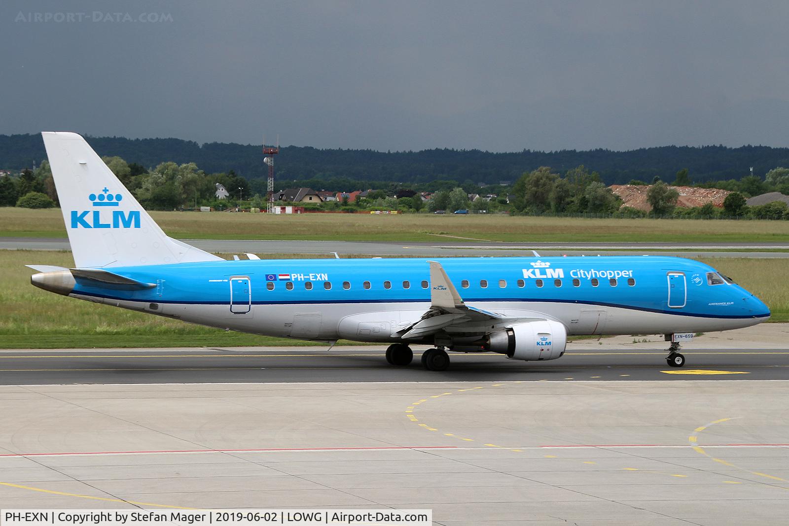 PH-EXN, 2017 Embraer ERJ-175STD (ERJ-170-200) C/N 17000659, KLM Cityhopper ERJ-175 @GRZ