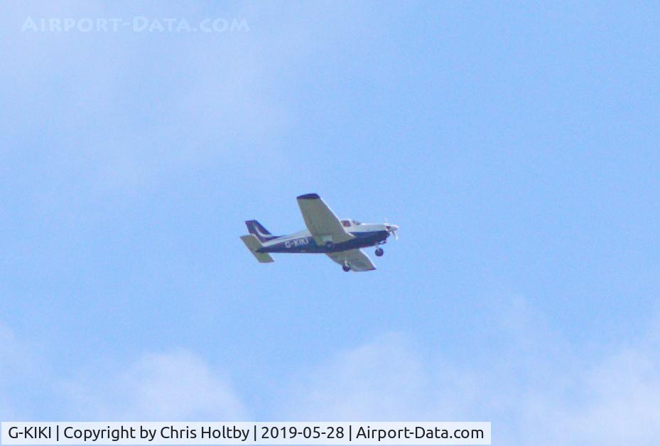 G-KIKI, 1979 Piper PA-28-181 Cherokee Archer II C/N 28-7990377, Formerly G-BSIZ over Potters Bar, a little distantly