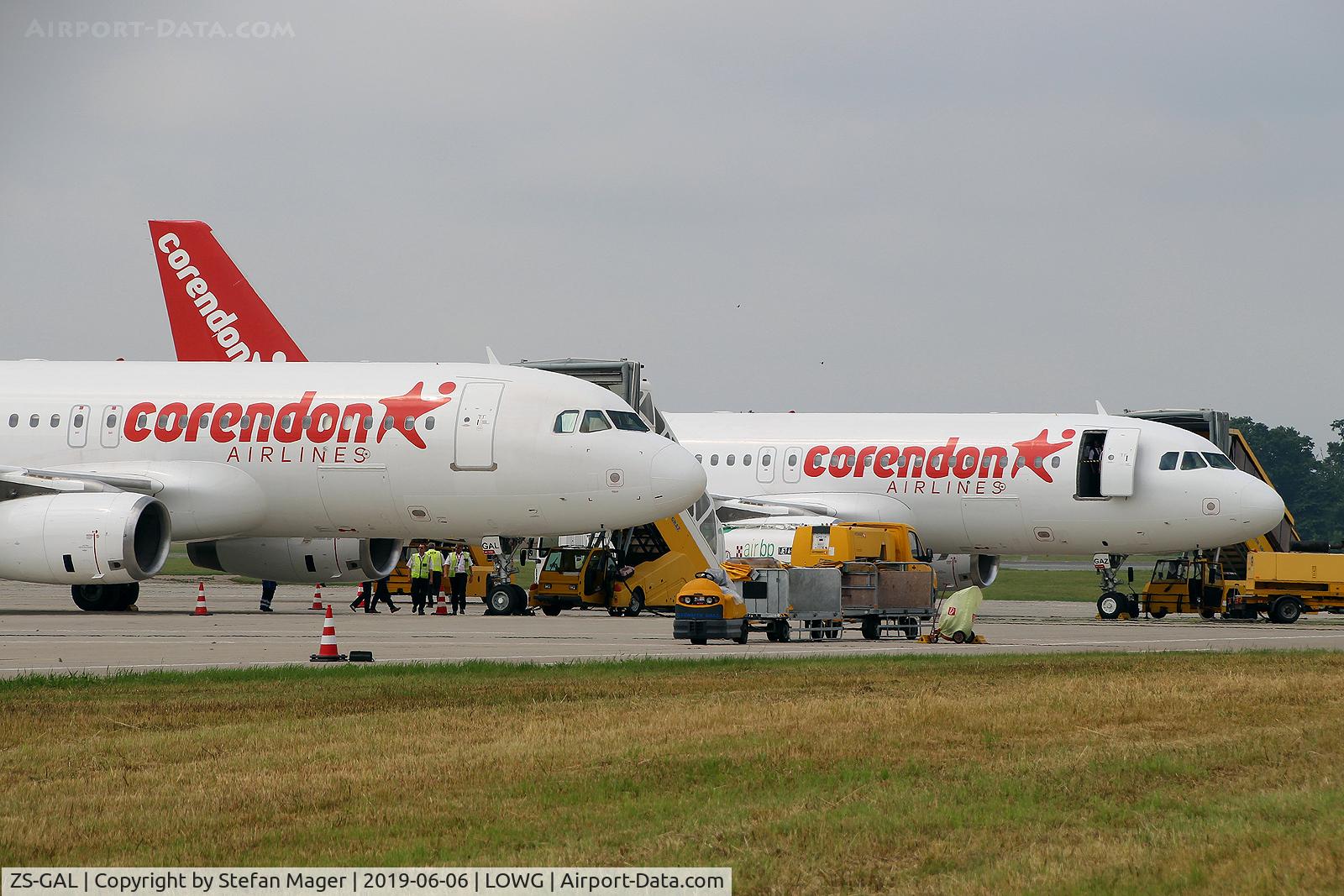 ZS-GAL, 1989 Airbus A320-231 C/N 64, Corendon A320-200 ZS-GAL & ZS-GAZ @GRZ