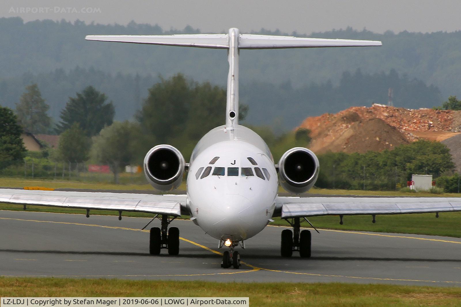 LZ-LDJ, 1995 McDonnell Douglas MD-82 (DC-9-82) C/N 53230, Bulgarian Air Charter MD-82 @GRZ