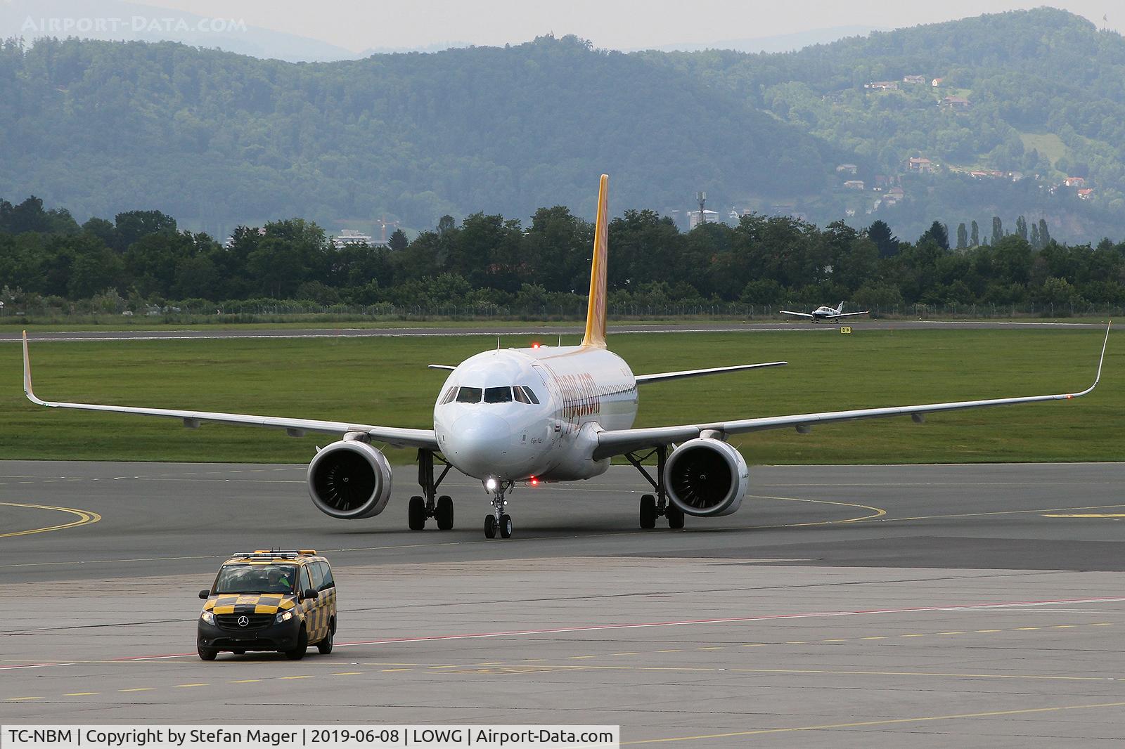 TC-NBM, 2017 Airbus A320-251N C/N 7990, Pegasus A320-200N @GRZ
(weekly charter to AYT)
