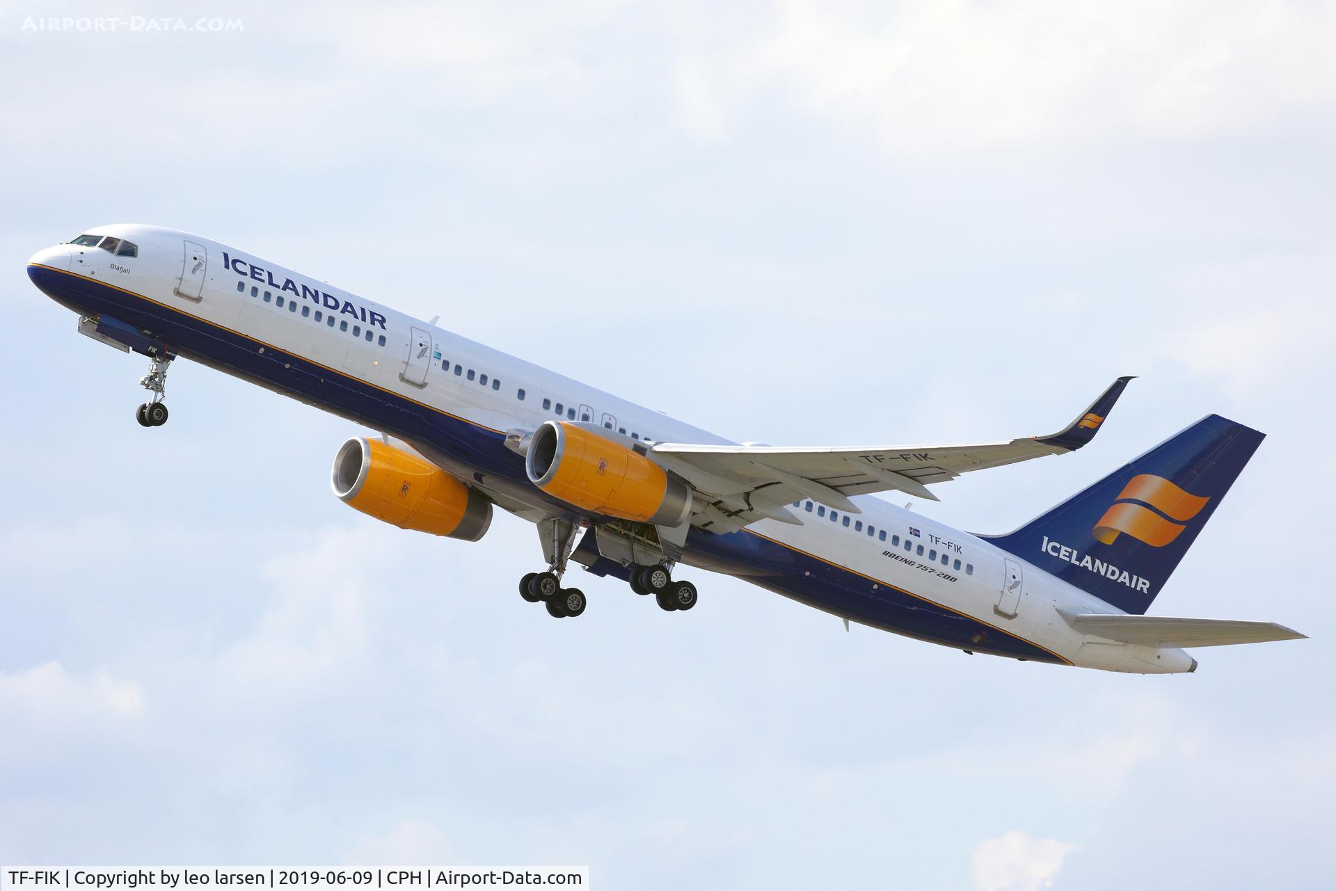TF-FIK, 1999 Boeing 757-256 C/N 26254, Copenhagen 9.6.2019
