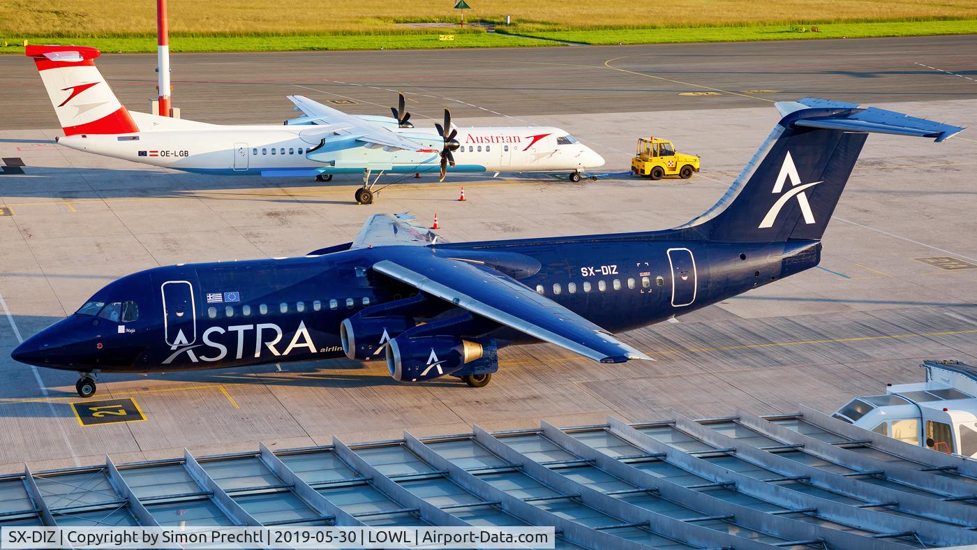 SX-DIZ, 1991 British Aerospace BAe.146-300 C/N E3206, SX-DIZ @ Linz Airport