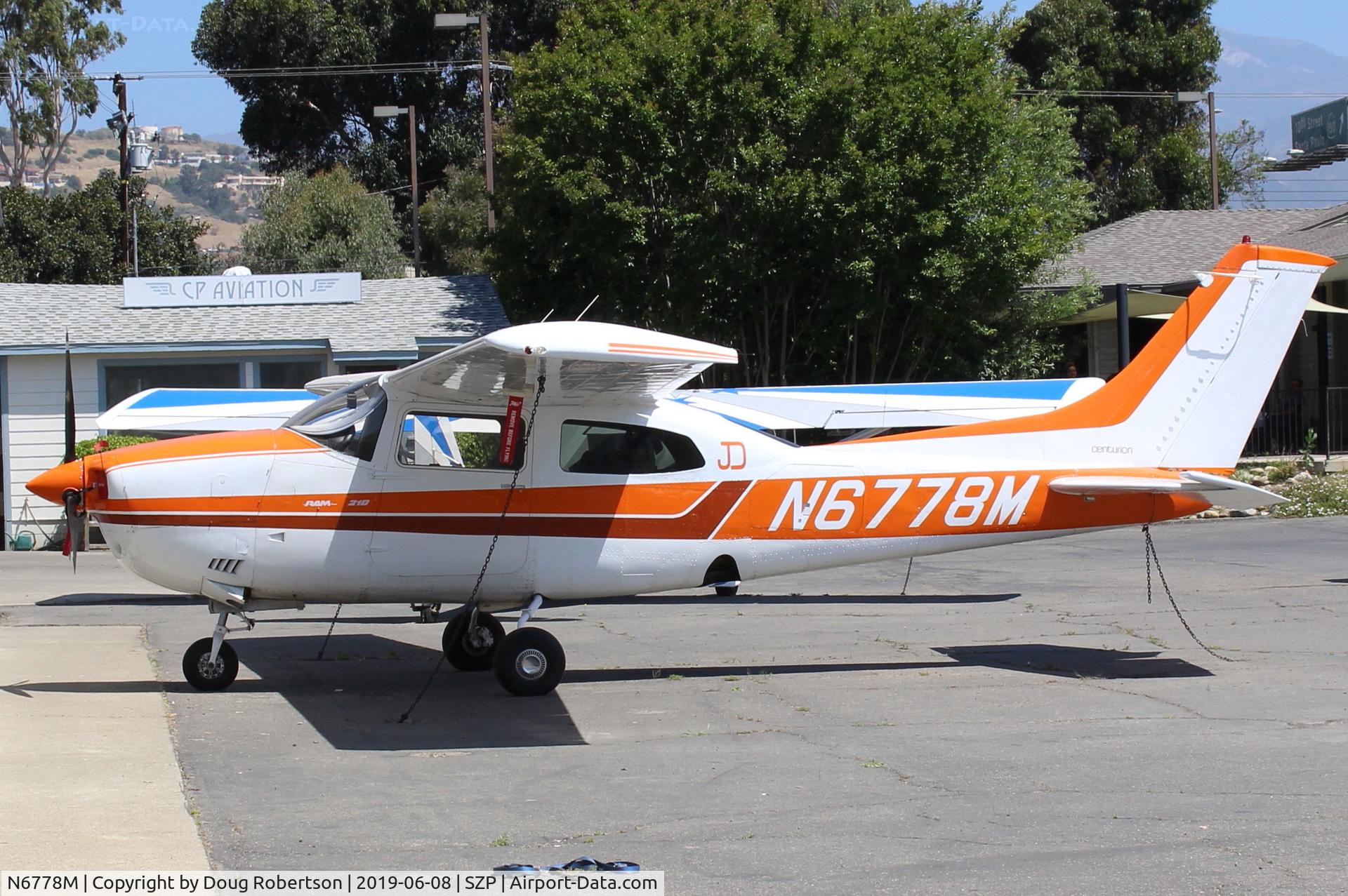 N6778M, 1977 Cessna 210M Centurion C/N 21061990, 1977 Cessna 210M CENTURION, Continental IO-520 285 Hp
