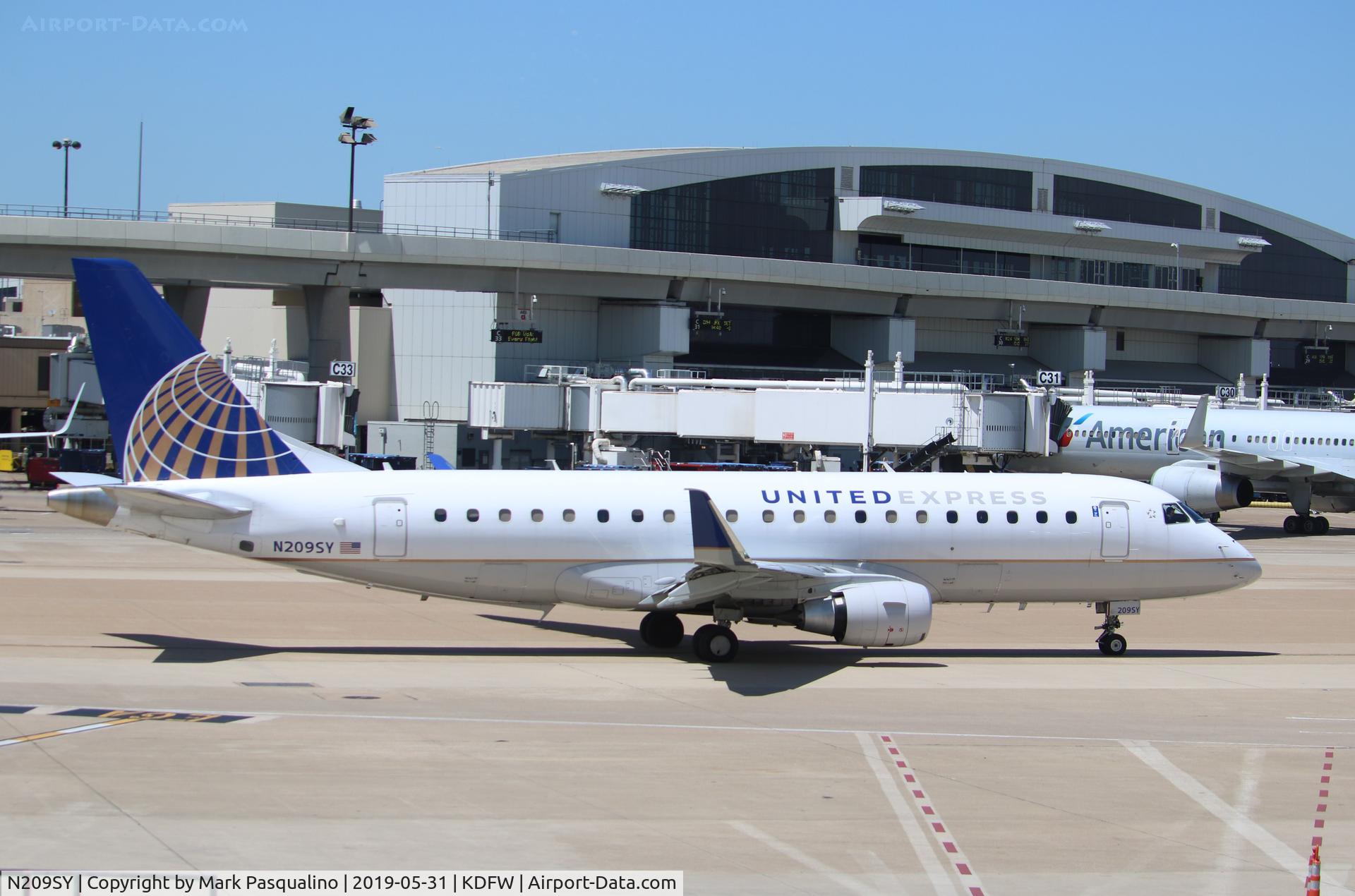 N209SY, 2017 Embraer 175LR (ERJ-170-200LR) C/N 17000645, ERJ-170-200LR