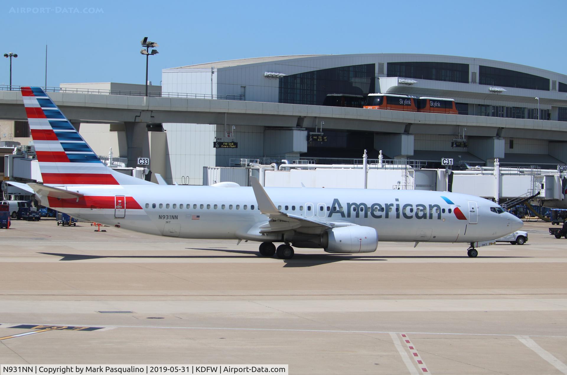 N931NN, 2013 Boeing 737-823 C/N 33230, Boeing 737-823