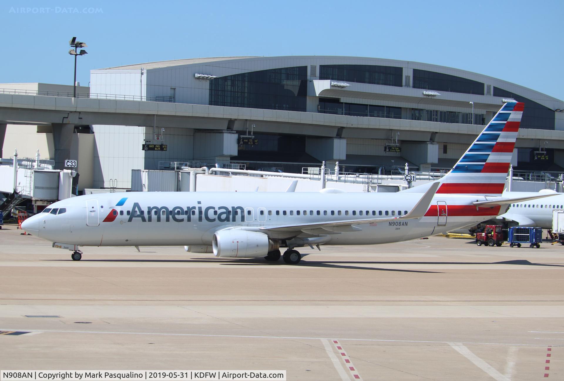 N908AN, 1999 Boeing 737-823 C/N 29510, Boeing 737-823