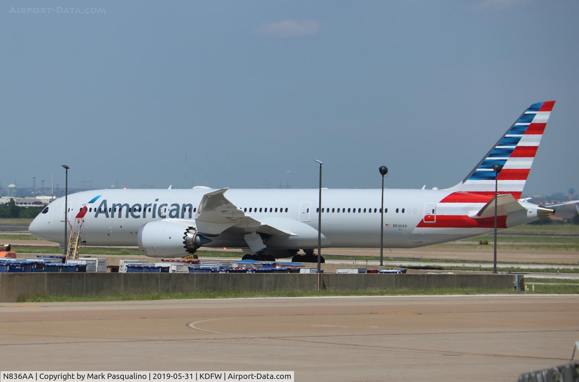 N836AA, 2018 Boeing 787-9 Dreamliner C/N 40654, Boeing 787-9