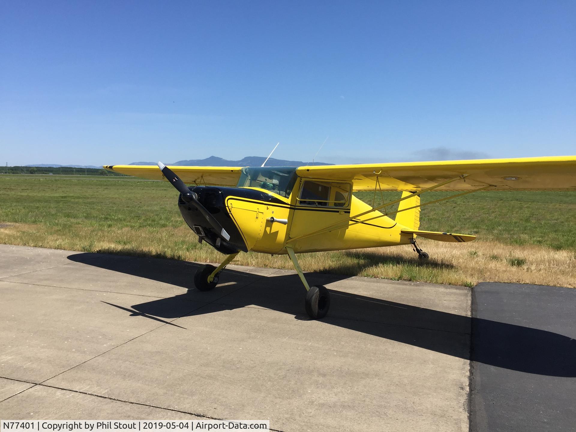 N77401, 1946 Cessna 140 C/N 11842, A little bit of dirt