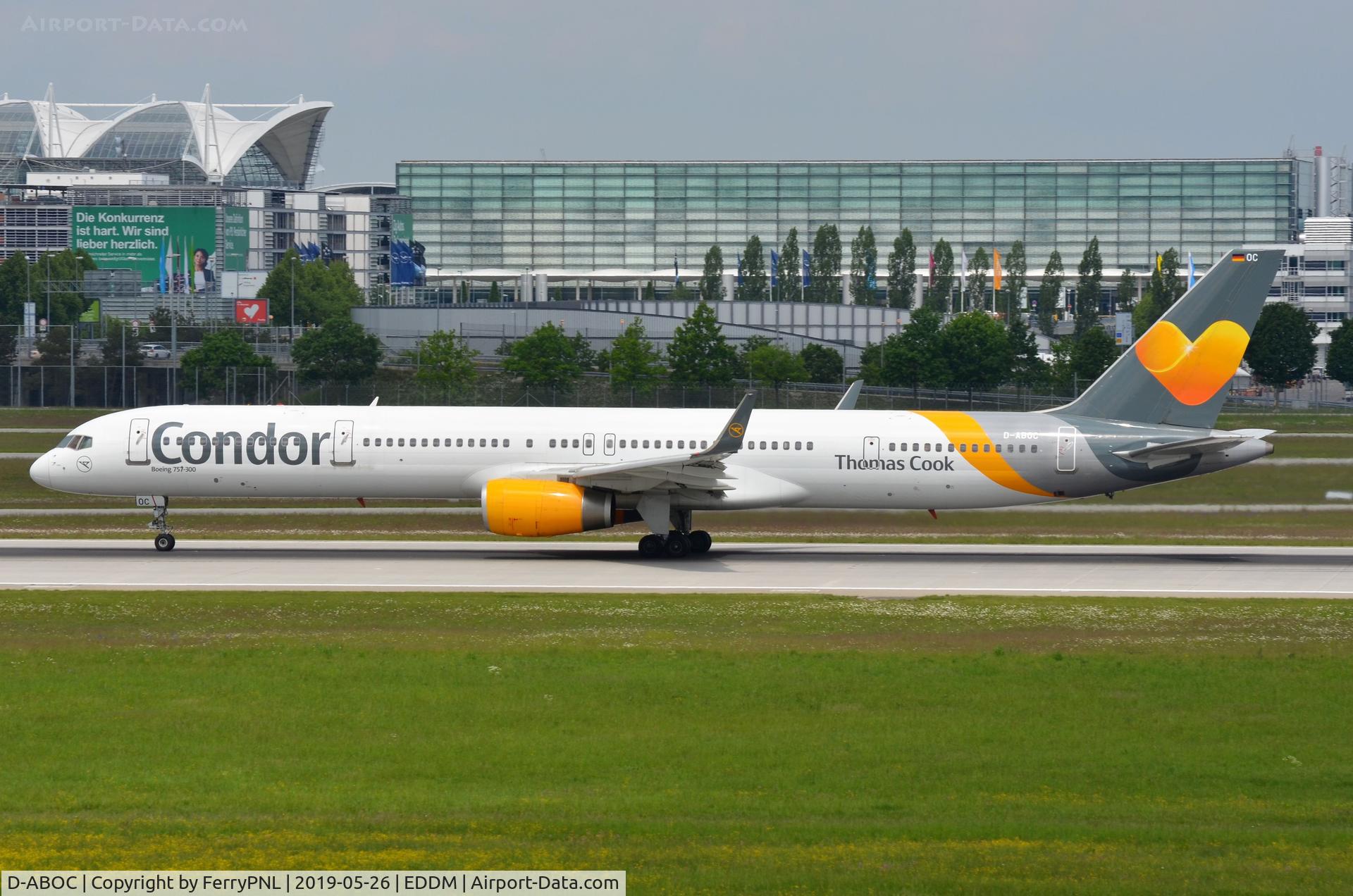 D-ABOC, 1998 Boeing 757-330 C/N 29015, Condor B753 lining-up for departure