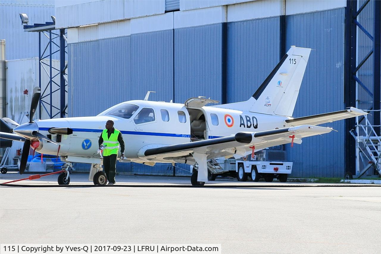 115, Socata TBM-700 C/N 115, Socata TBM-700, Parked, Morlaix-Ploujean airport (LFRU-MXN) air show 2017