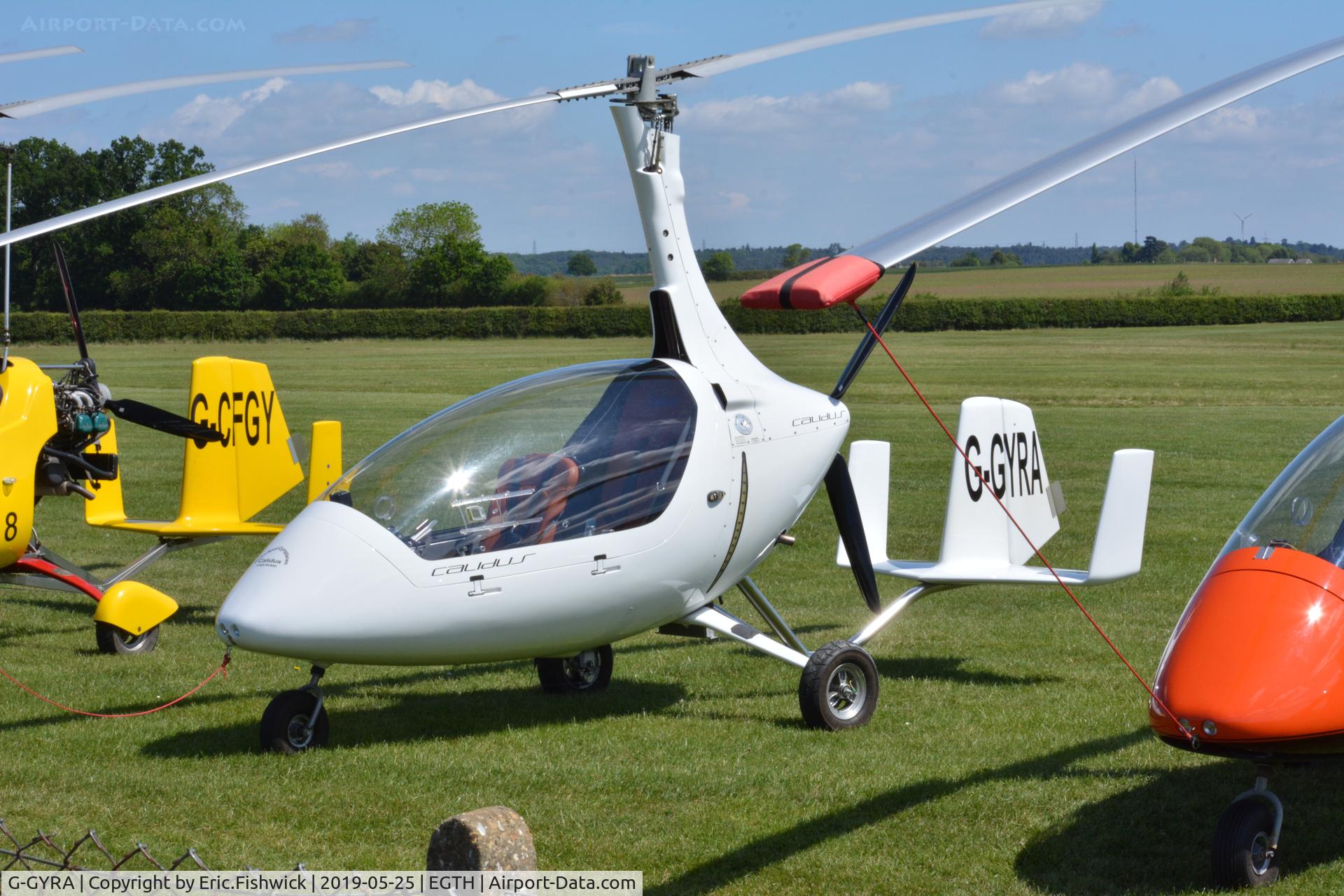 G-GYRA, 2016 RotorSport UK Calidus C/N RSUK/CALS/027, 3. G-GYRA at the British Rotor Association annual gathering at the Shuttleworth Collection, May. 2019.