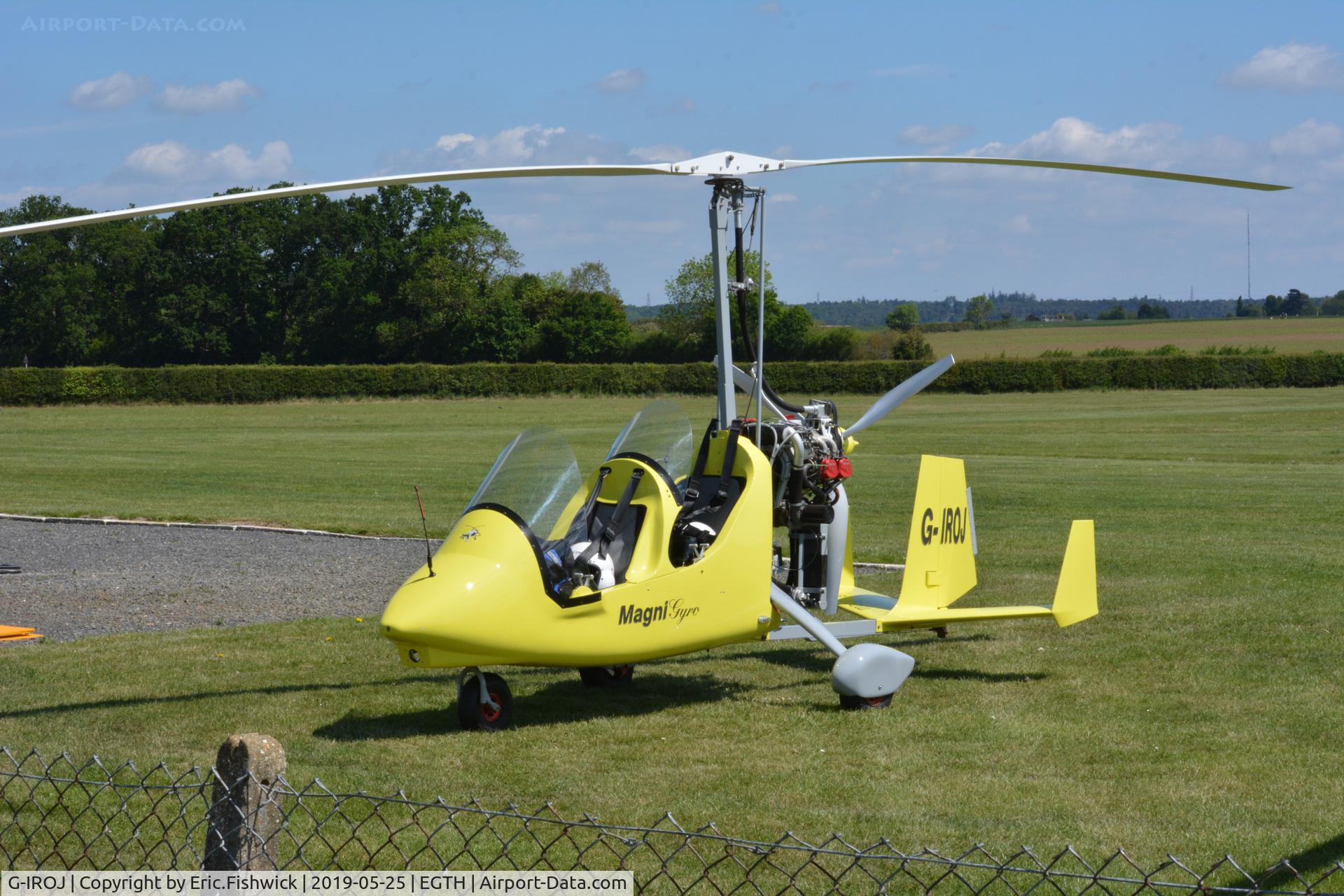 G-IROJ, 2018 Magni Gyro M-16C Tandem Trainer C/N 16-18-1144, 3. G-IROJ at the British Rotor Association annual gathering at the Shuttleworth Collection, May. 2019.