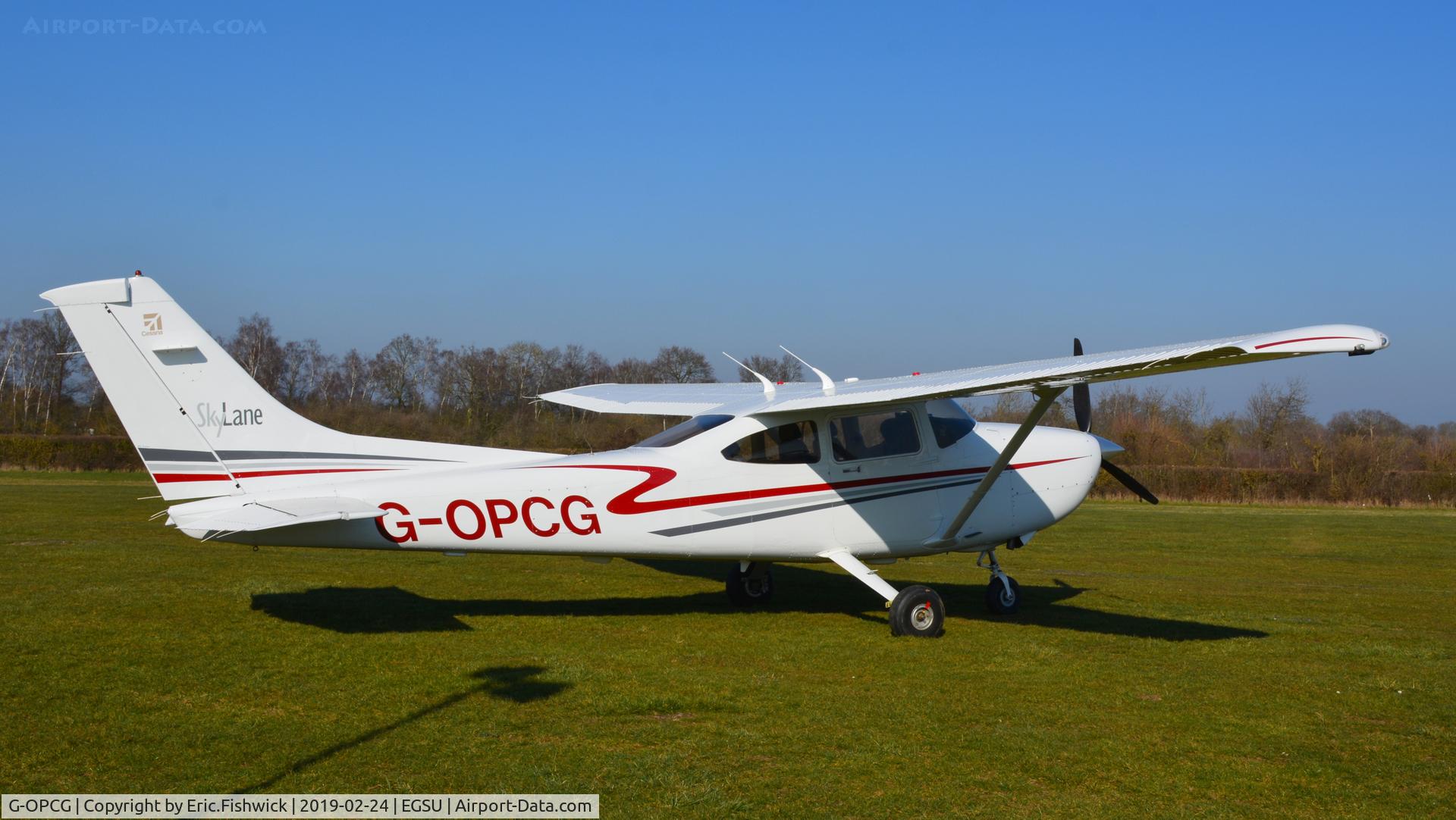 G-OPCG, 2001 Cessna 182T Skylane C/N 18280948, 2. G-OPCG visiting visiting The Imperial War Museum, Duxford February, 2019.