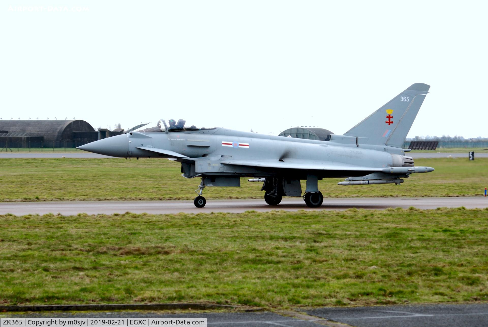 ZK365, 2016 Eurofighter EF-2000 Typhoon FGR4 C/N BS126/452, Taken from Crash gate 1