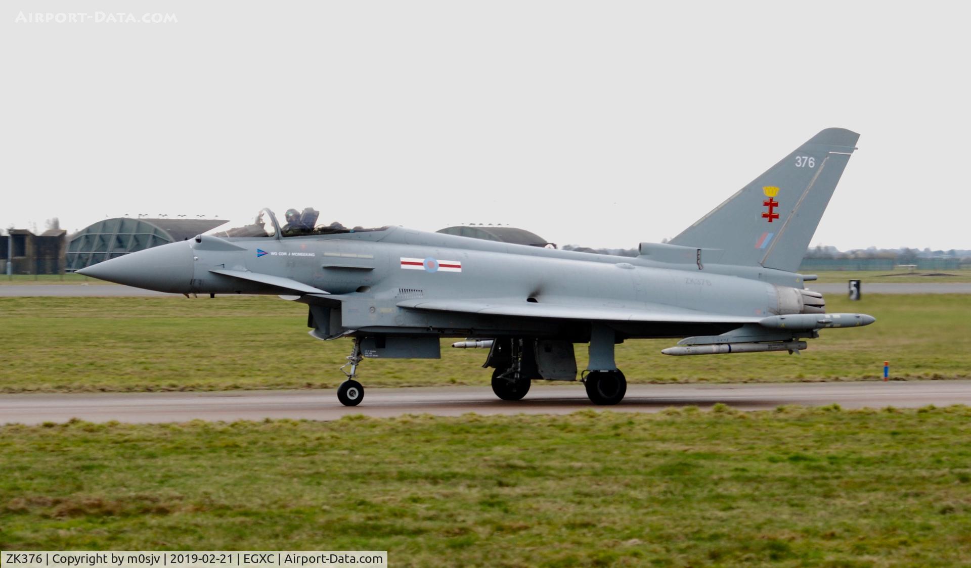 ZK376, 2016 Eurofighter EF-2000 Typhoon FGR.4 C/N BS137/117, Taken from crash gate 1