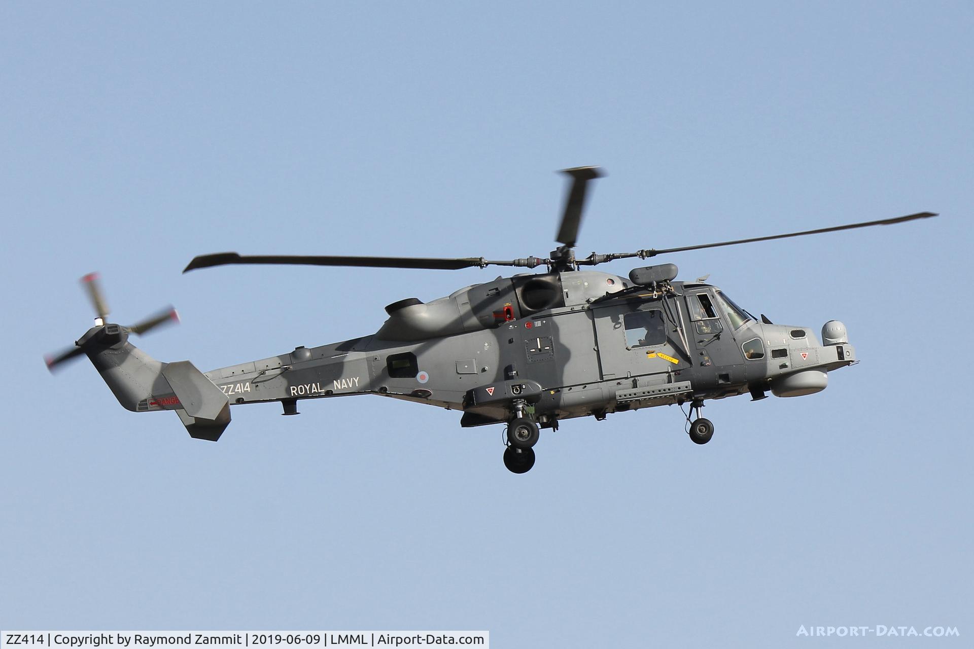 ZZ414, AgustaWestland AW-159 Wildcat HMA.2 C/N 484, AgustaWestland AW-159 Wildcat HMA2 ZZ414 Royal Navy