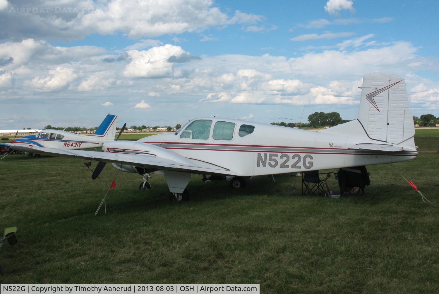 N522G, 1958 Beech 95 C/N TD-80, 1958 Beech 95, c/n: TD-80