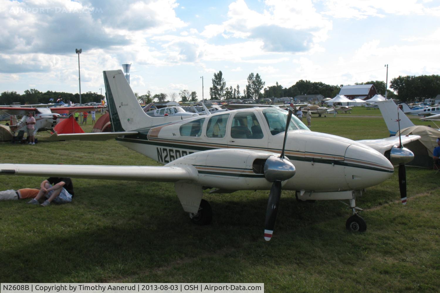 N2608B, 1963 Beech 95-A55 Baron C/N TC-418, 1963 Beech 95-A55, c/n: TC-418