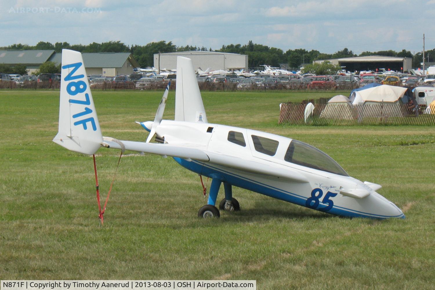 N871F, 2000 Co-Z Cozy Mark IV C/N 21, 2000 Co-Z Cozy Mark IV, c/n: 21