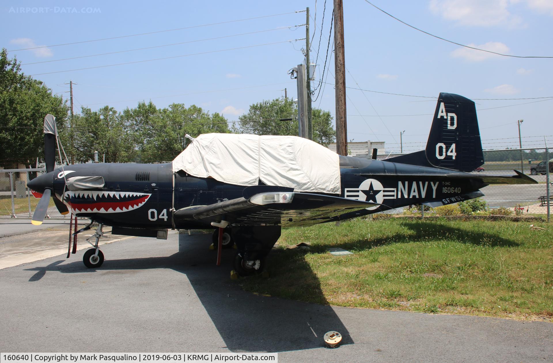 160640, Beech T-34C Turbo Mentor C/N GL-105, Beech T-34C