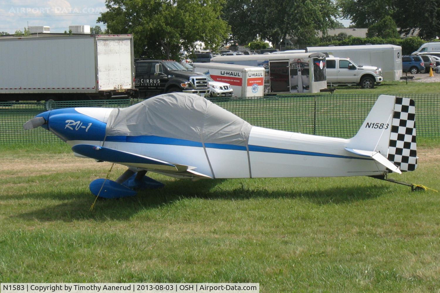 N1583, 1919 Vans RV-1 C/N 8620, 1982 VanGrunsven RV-1, c/n: 8620
