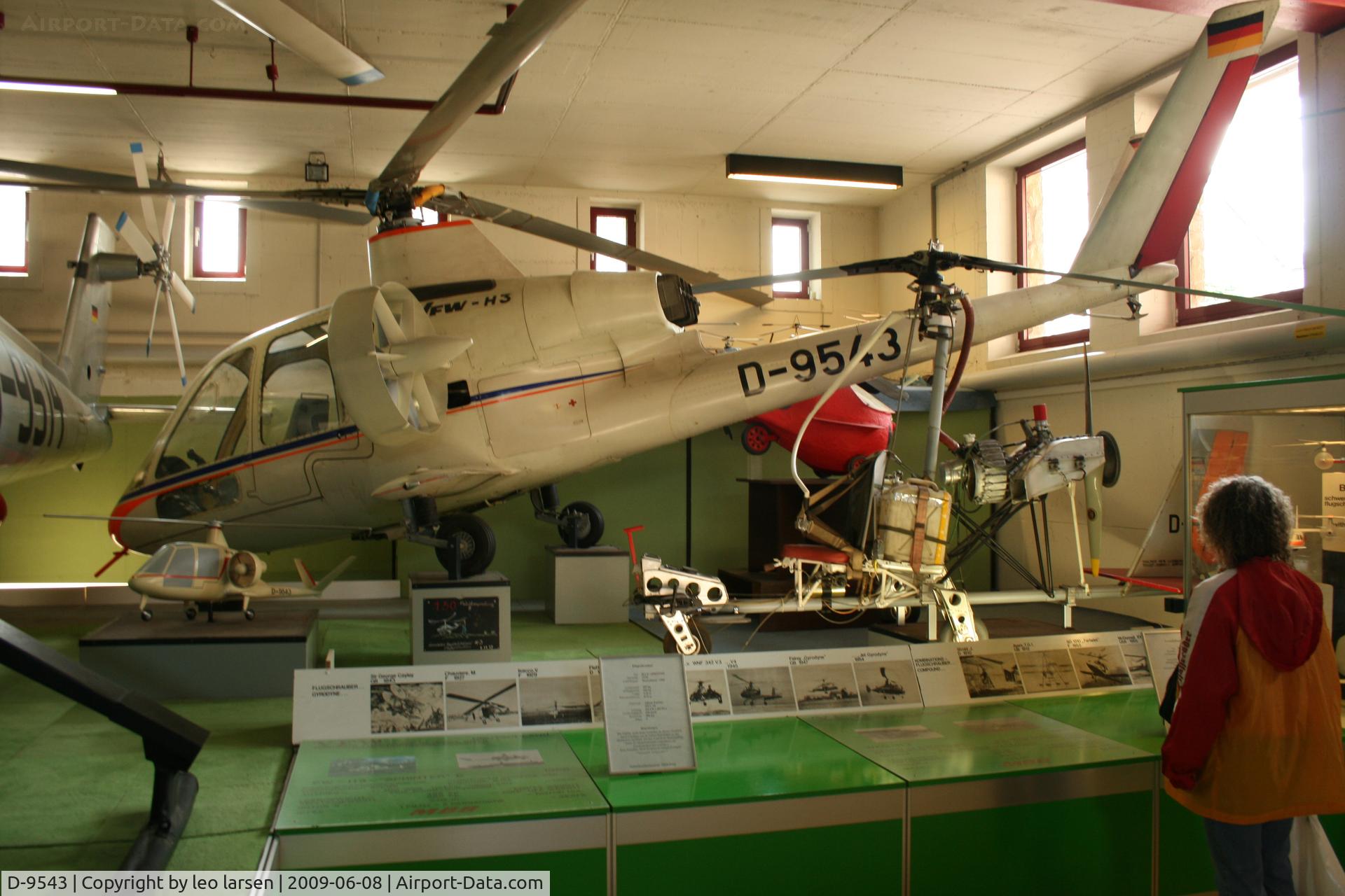 D-9543, 1971 VFW-Fokker H-3 Sprinter C/N E-1, Bückeburg Helikoptermuseum 8.6.2009