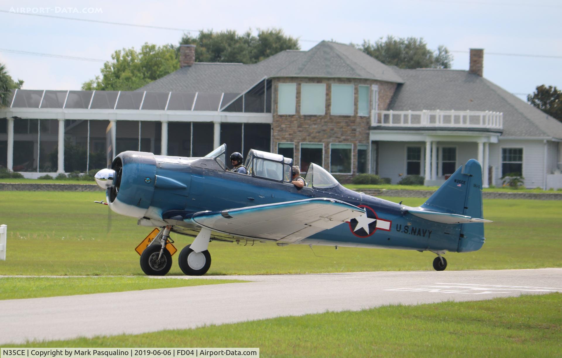 N35CE, 1950 North American/walbrun T-6G C/N 168-89GW, North American T-6G