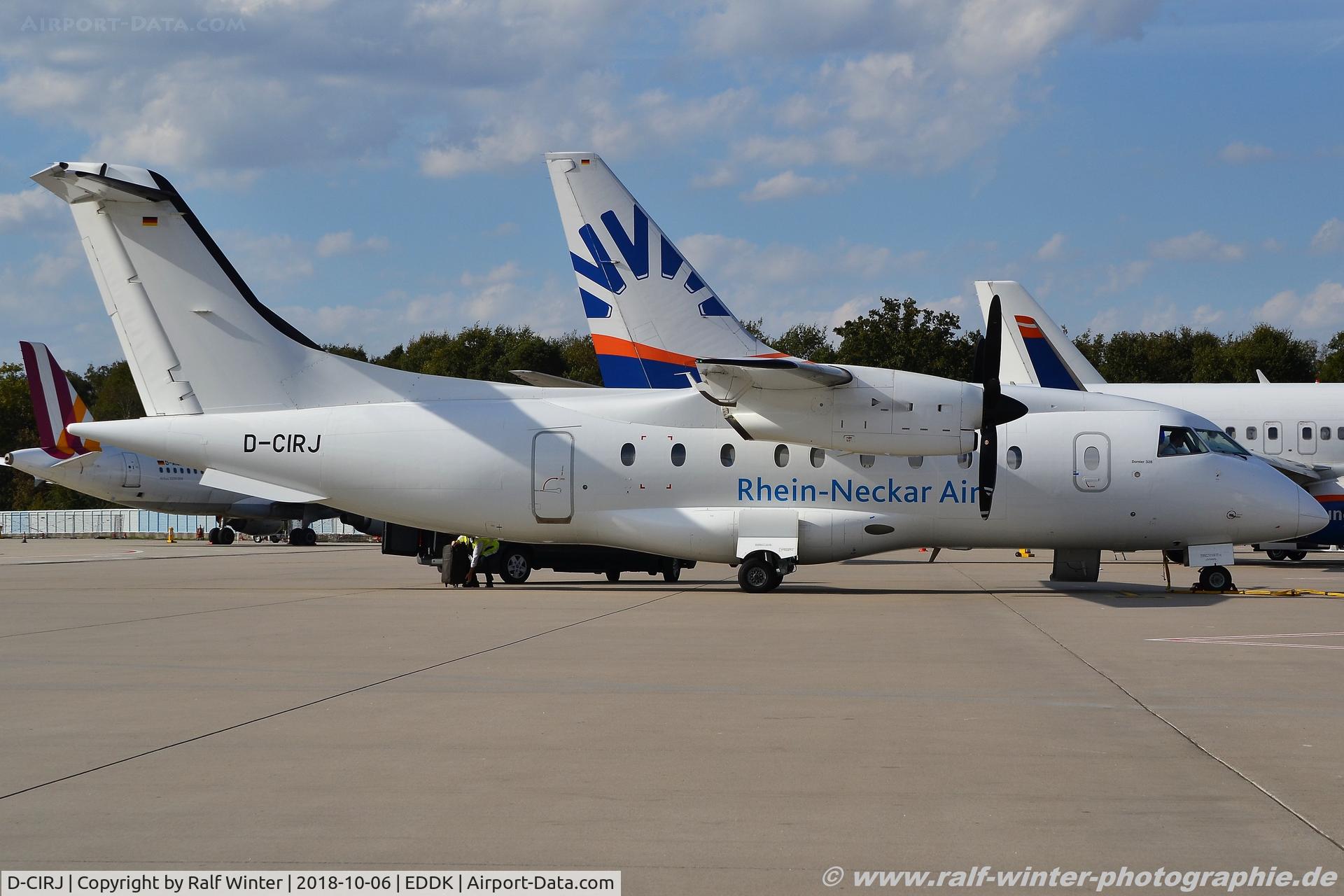 D-CIRJ, 1995 Dornier 328-100 C/N 3035, Dornier Do-328-110 - Rhein Neckar Air - 3035 - D-CIRJ - 06.10.2018 - CGN