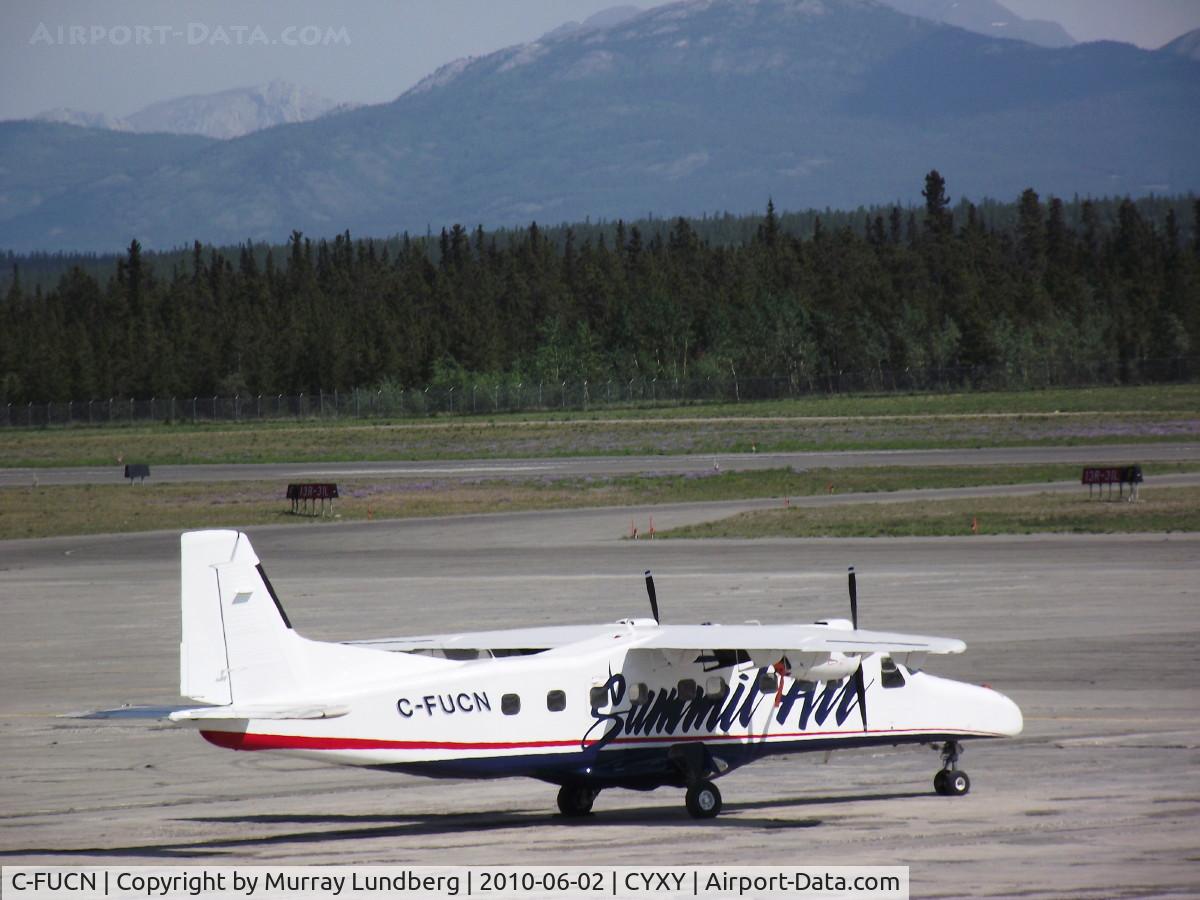 C-FUCN, 1986 Dornier 228-202 C/N 8109, On the ramp at Whitehorse, Yukon.