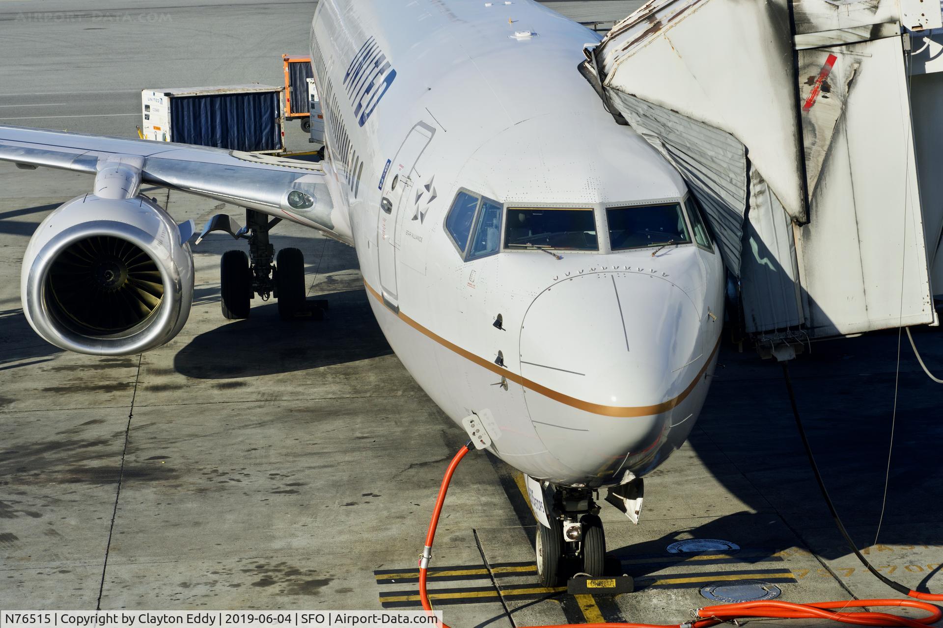 N76515, 2008 Boeing 737-824 C/N 31623, SFO 2019.