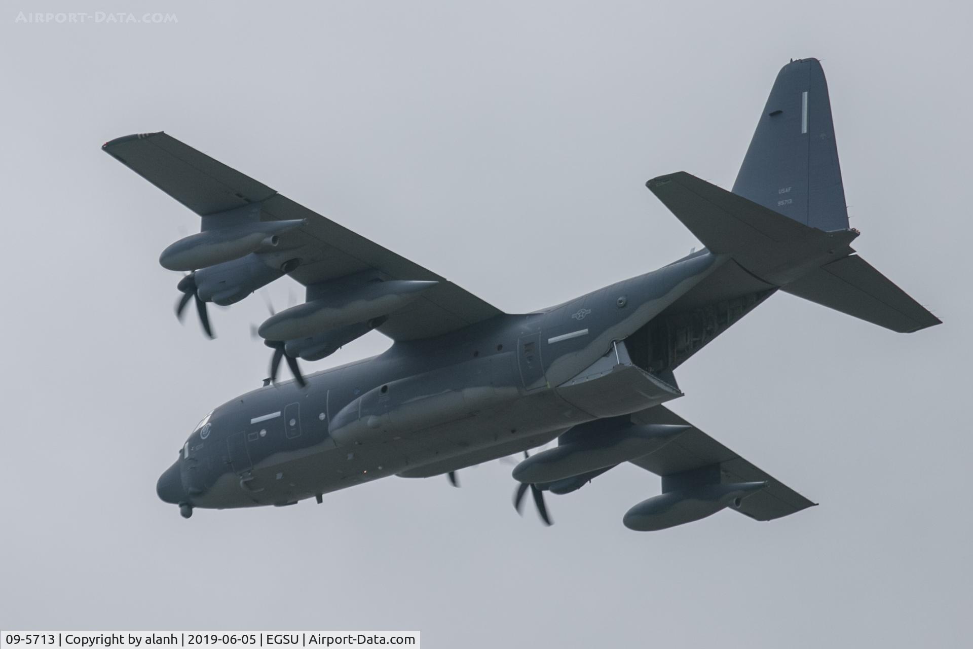 09-5713, 2012 Lockheed Martin MC-130J Commando II C/N 382-5713, One of five Commandos in a formation flypast (with six Ospreys) at the Daks Over Duxford event, on their way to Normandy for the D-Day commemoration