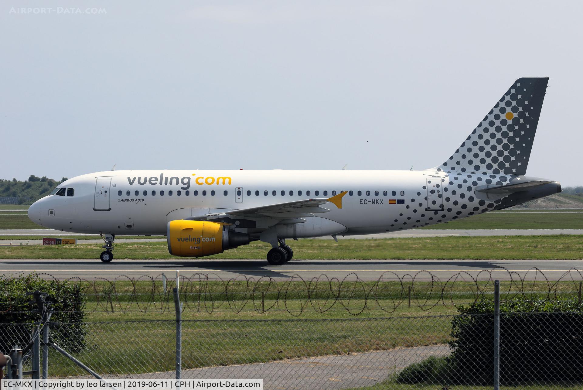 EC-MKX, 2007 Airbus A319-111 C/N 3054, Copenhagen 11.6.2019