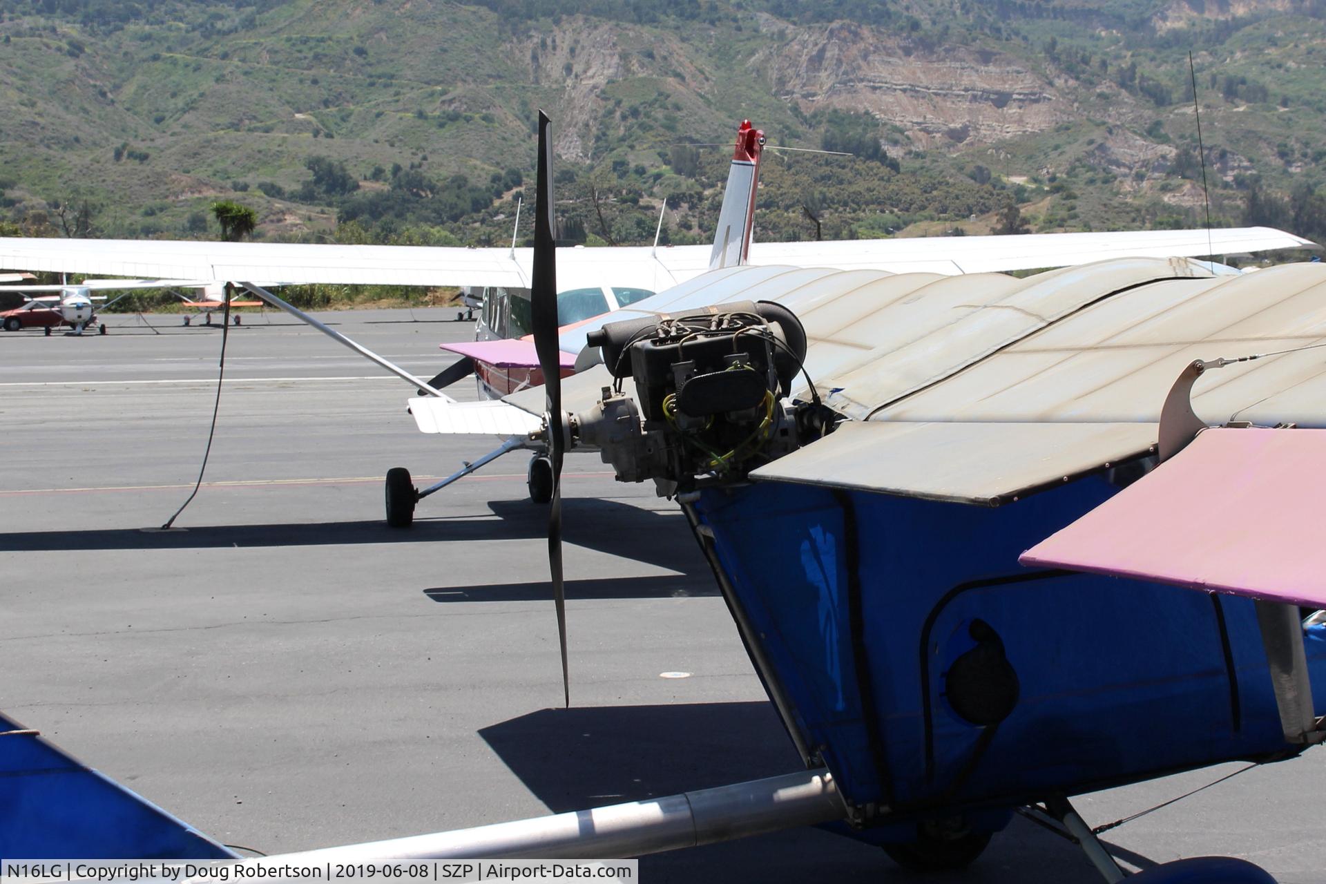N16LG, 1997 Griffith Layton D LDG HAWK C/N 10LDG, 1997 Griffith LDG HAWK, Rotax 503 two cylinder two stroke 52 Hp pusher engine. Experimental