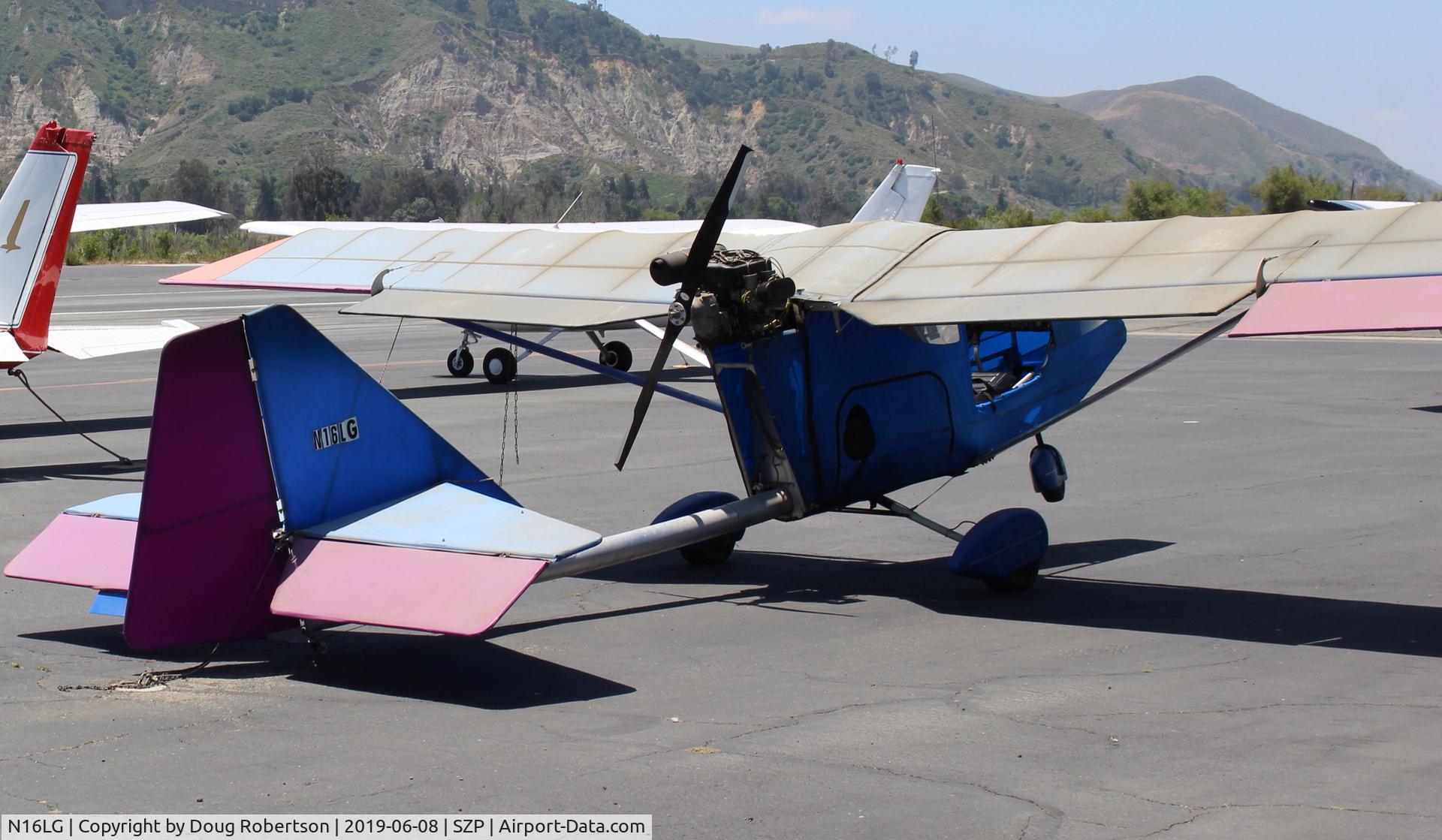 N16LG, 1997 Griffith Layton D LDG HAWK C/N 10LDG, 1997 Griffith LDG HAWK, Rotax 503 2 cylinder 2 stroke 52 Hp pusher engine