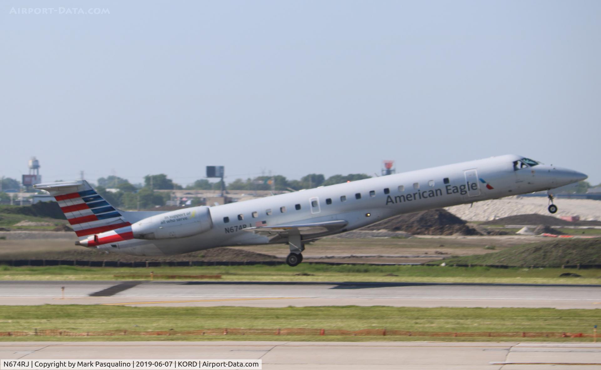 N674RJ, 2004 Embraer ERJ-145LR (EMB-145LR) C/N 14500801, ERJ-145LR