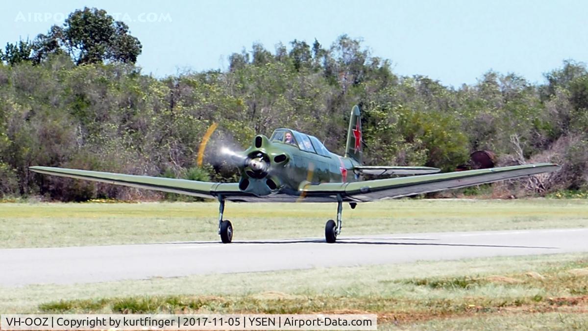 VH-OOZ, 1954 Yakovlev Yak-18 C/N 1332013, Yak 18, VH-OOZ, 05 Nov 2017 Serpentine airfield.