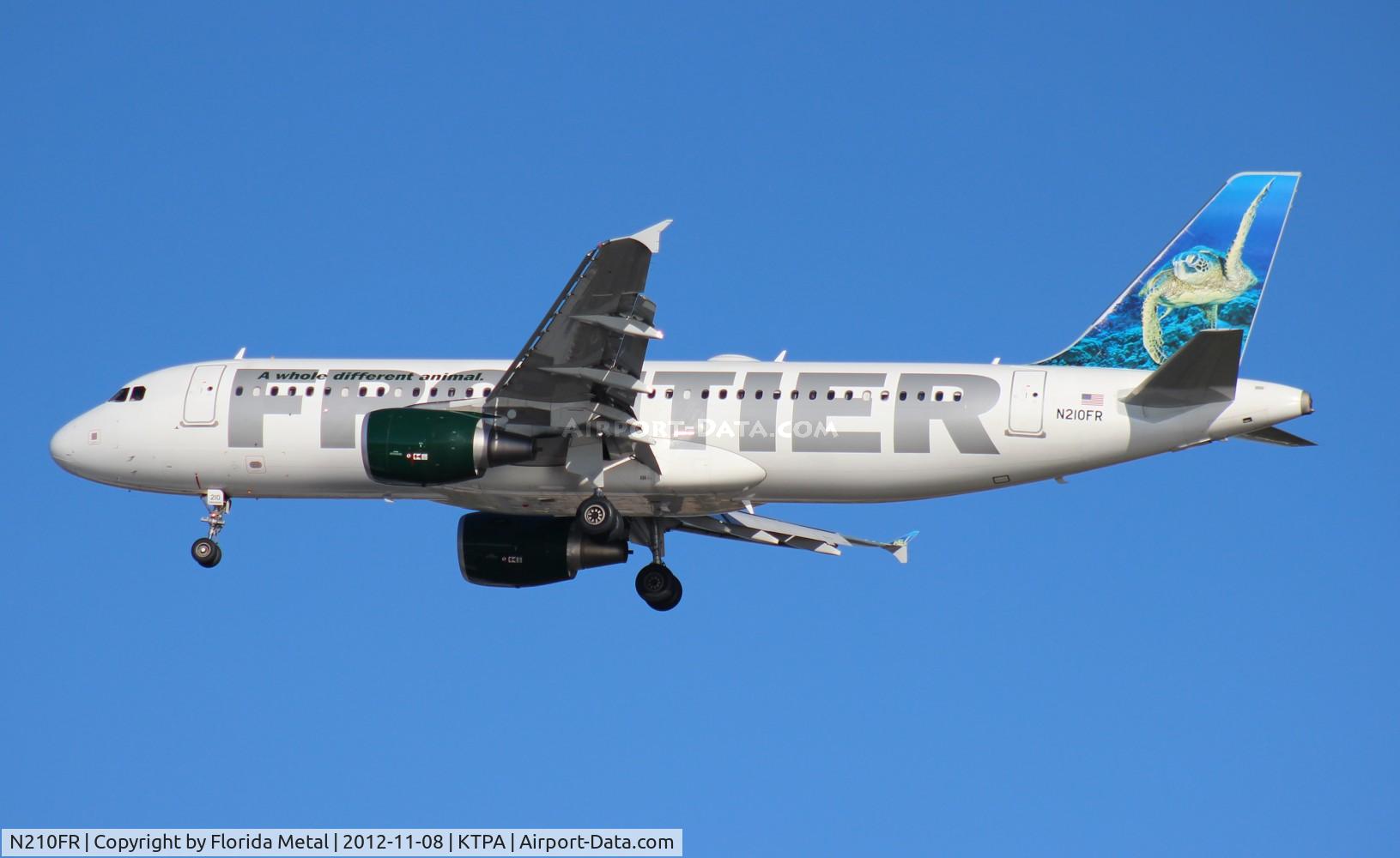 N210FR, 2011 Airbus A320-214 C/N 4668, Frontier