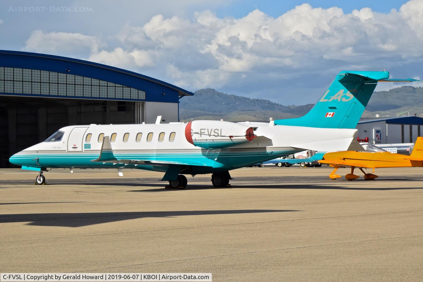 C-FVSL, 2013 Learjet 45 C/N 45-466, Parked on the north GA ramp.