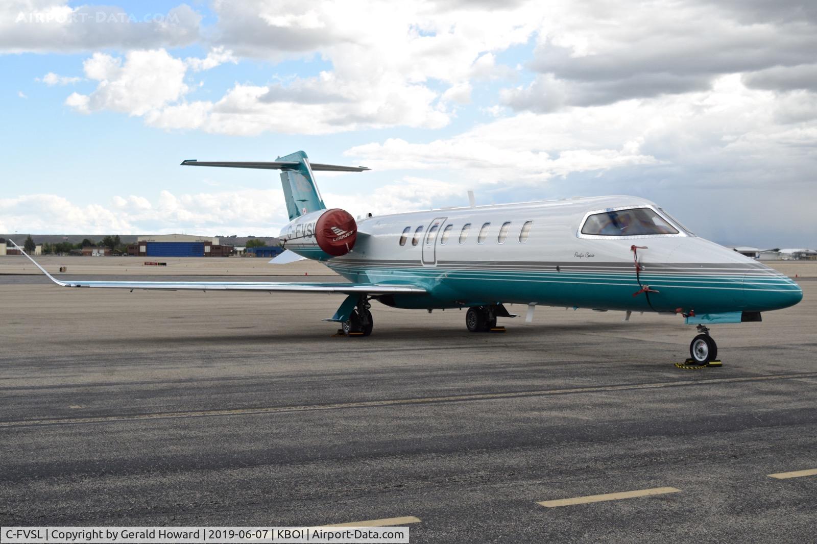 C-FVSL, 2013 Learjet 45 C/N 45-466, Parked on the north GA ramp.