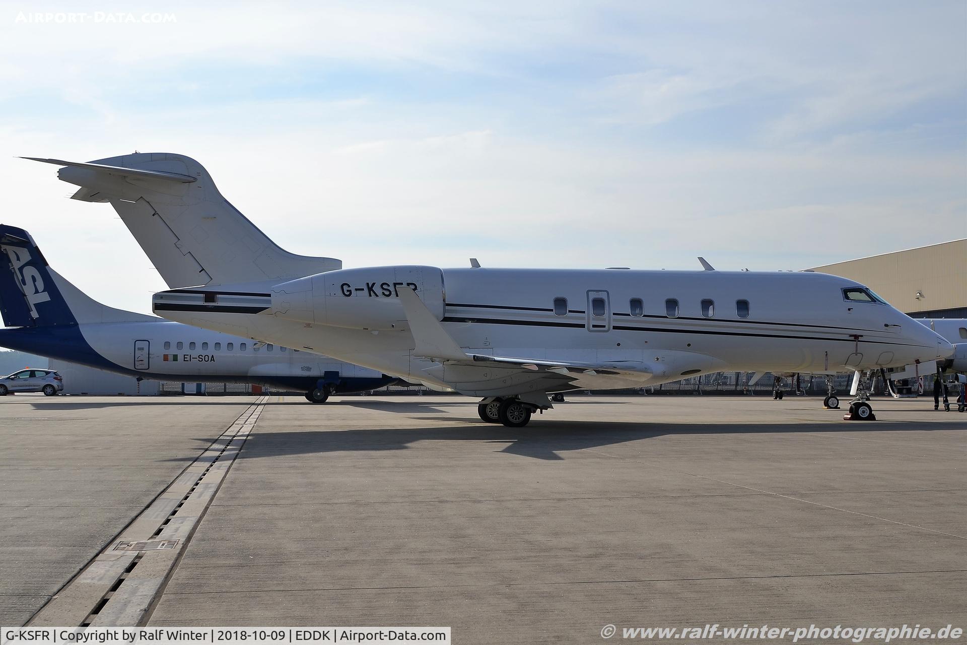 G-KSFR, 2008 Bombardier Challenger 300 (BD-100-1A10) C/N 20189, Bombardier BD-100-1A10 Challenger 300 - LNX LEA London Executive Aviation - 20189 - G-KSFR - 09.10.2018 - CGN