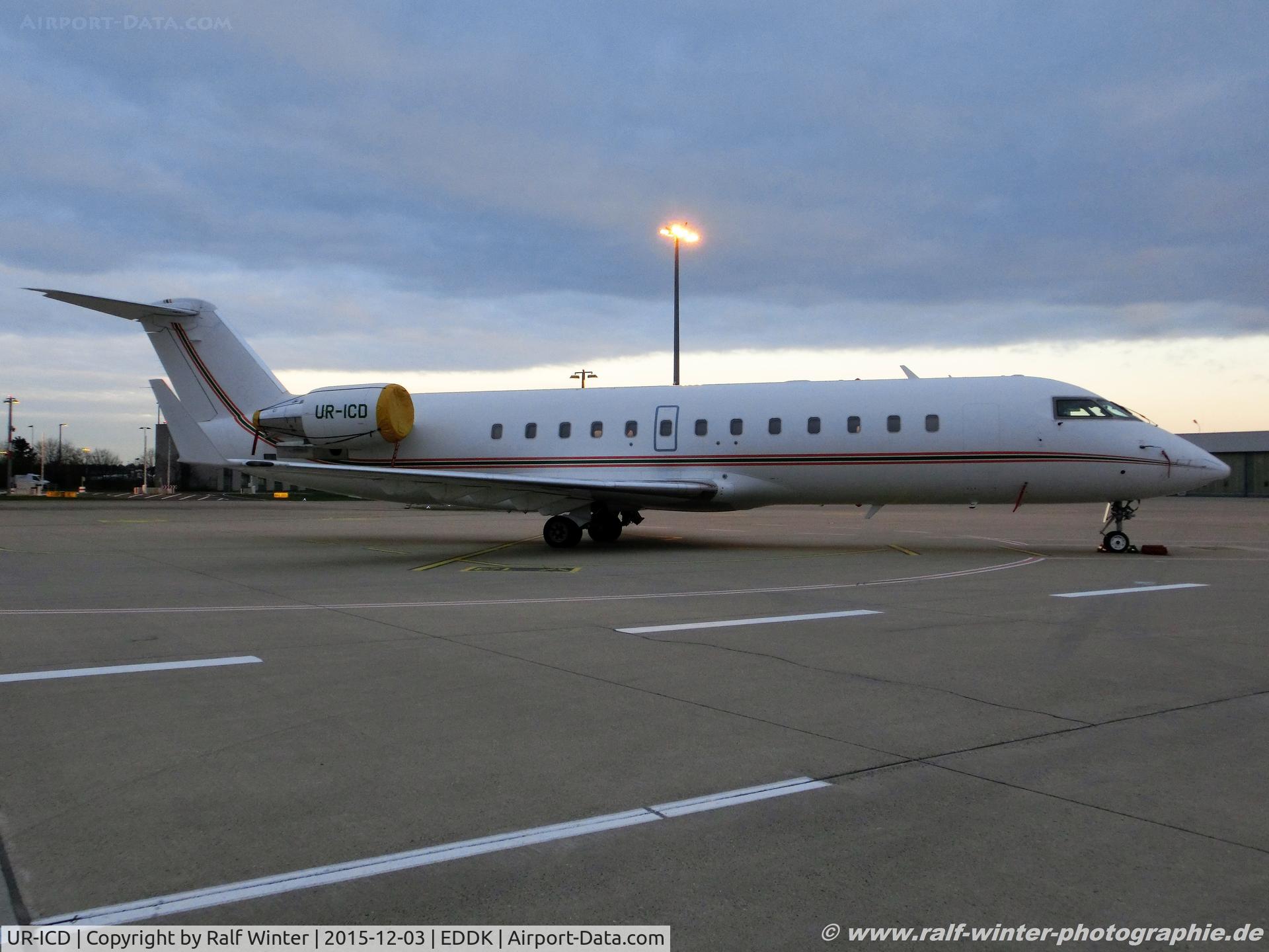 UR-ICD, 2007 Bombardier Challenger 850 (CL-600-2B19) C/N 8072, Bombardier CL-600-2B19 Challenger 850 - ISD ISD Avia - 8072 - UR-ICD - 03.12.2015 - CGN