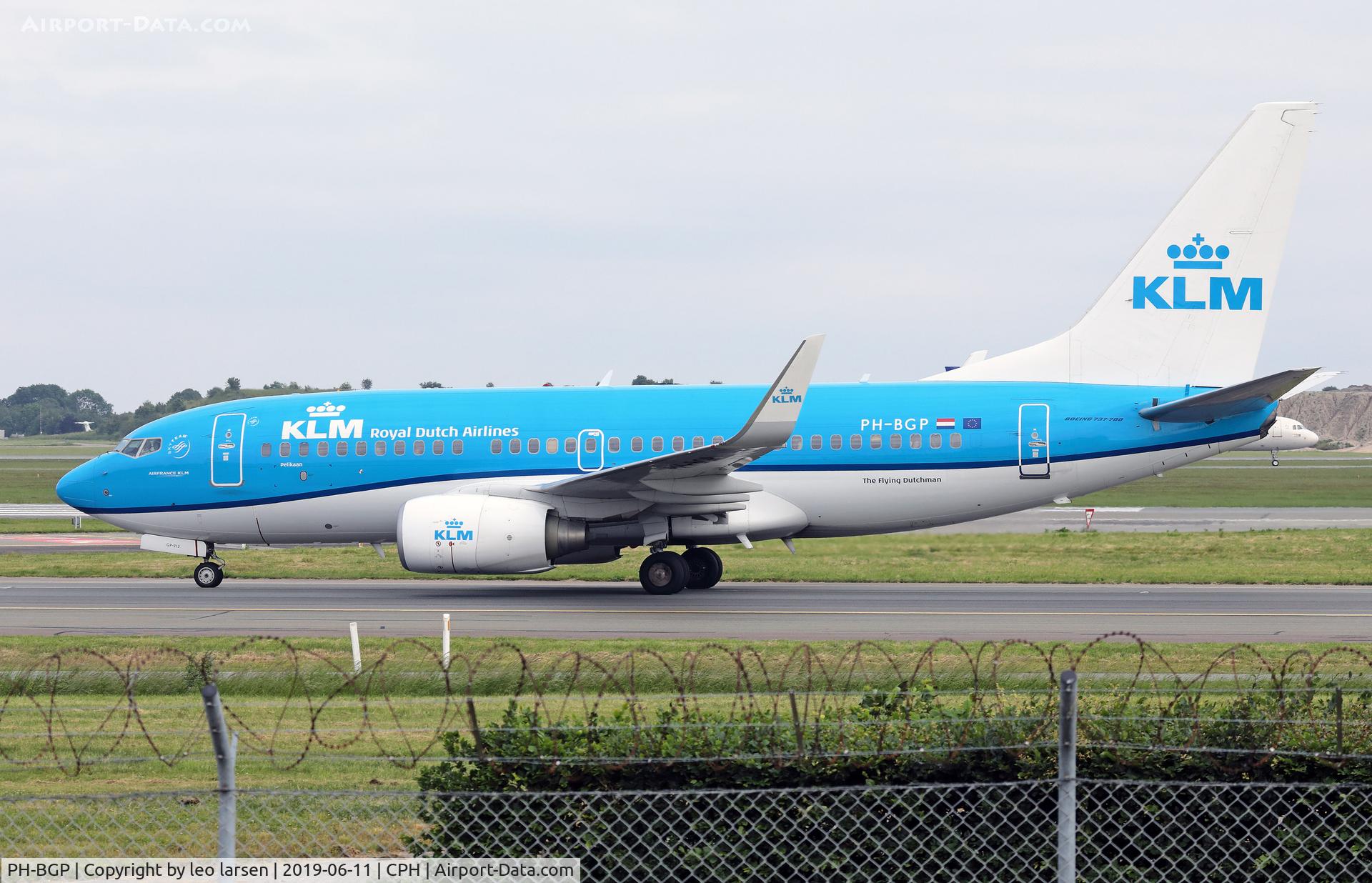 PH-BGP, 2011 Boeing 737-7K2 C/N 38127, Copenhagen 11.6.2019