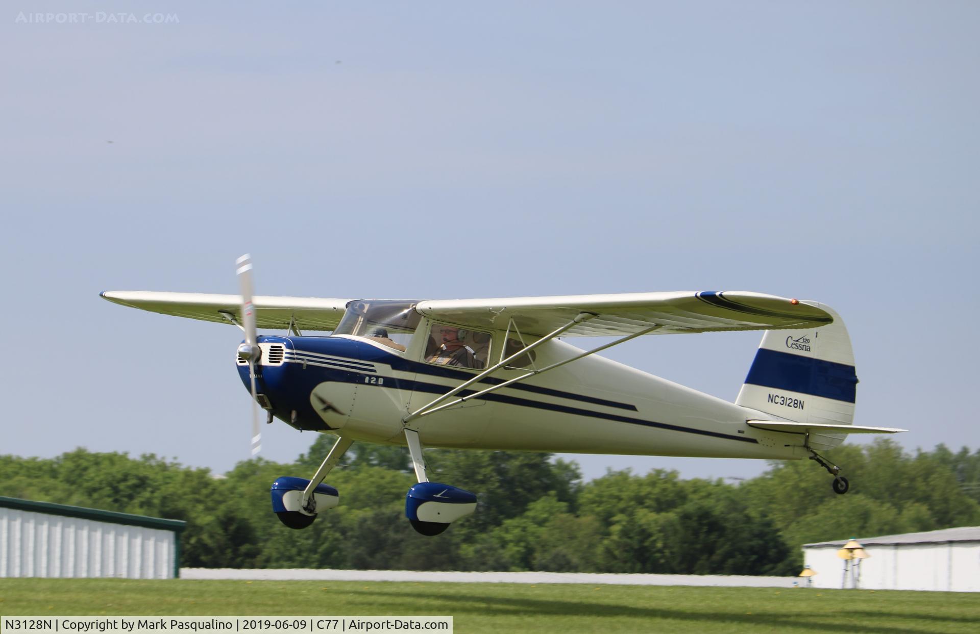 N3128N, 1947 Cessna 120 C/N 13386, Cessna 120