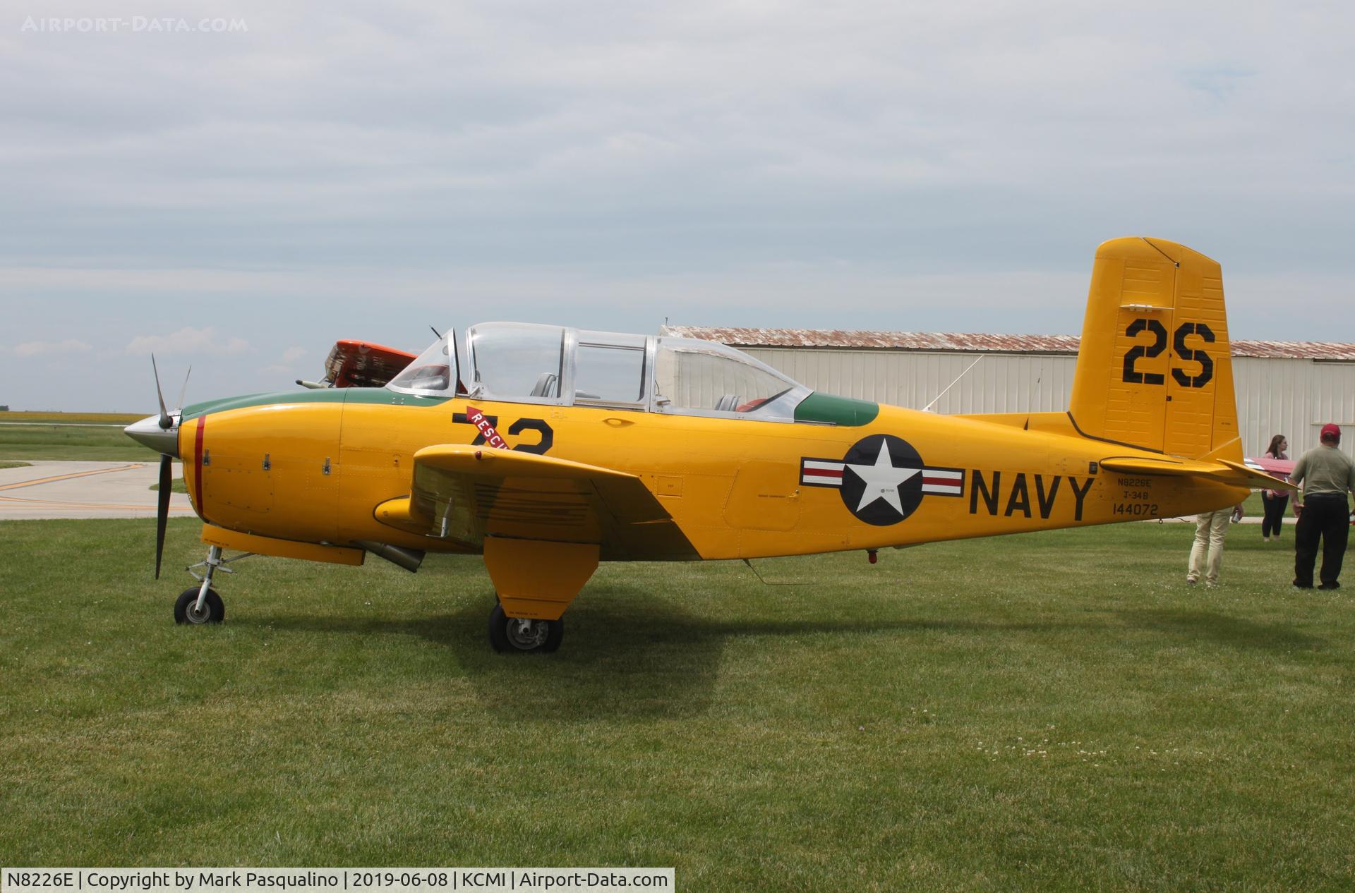 N8226E, 1957 Beech D-45 Mentor C/N BG-379, Beech T-34B