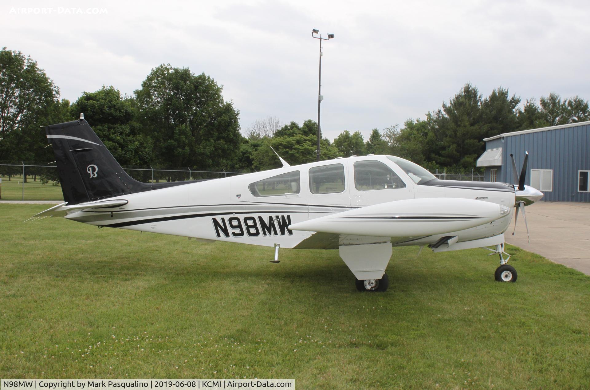 N98MW, 1988 Beech F33A Bonanza C/N CE-1228, Beech F33A
