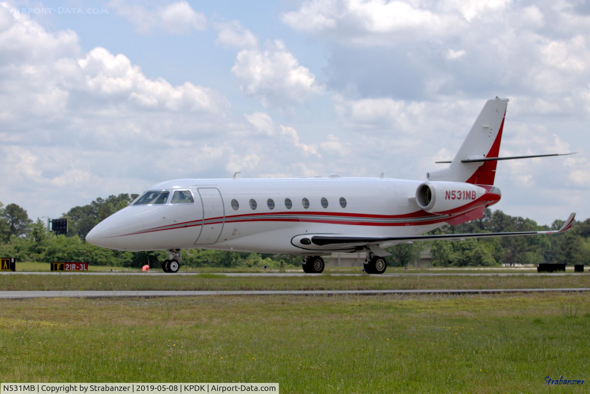 N531MB, 2001 Israel Aircraft Industries 1126 Galaxy C/N 44, Gulfstream G200 (formerly Israel Aerospace Industries 
IAI-1126 Galaxy) taxiing at KPDK, GA